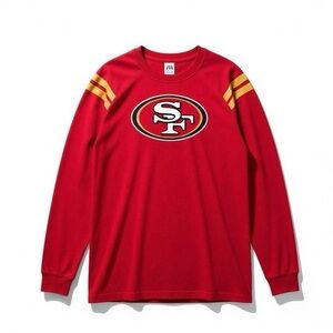 San Francisco 49ers Sweatshirt – Red, Men’s 2XL[D2315]